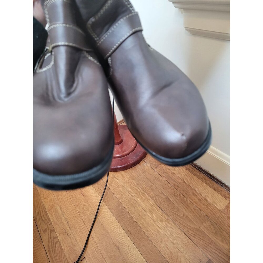 Womens Totes Boots Tall Faux Fur Lined 12M Snow rain comfy cozy waterproof - Picture 3 of 7